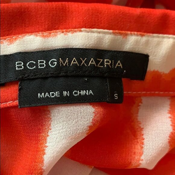 BCBGMaxAzria Red and White Top - Picture 8 of 10